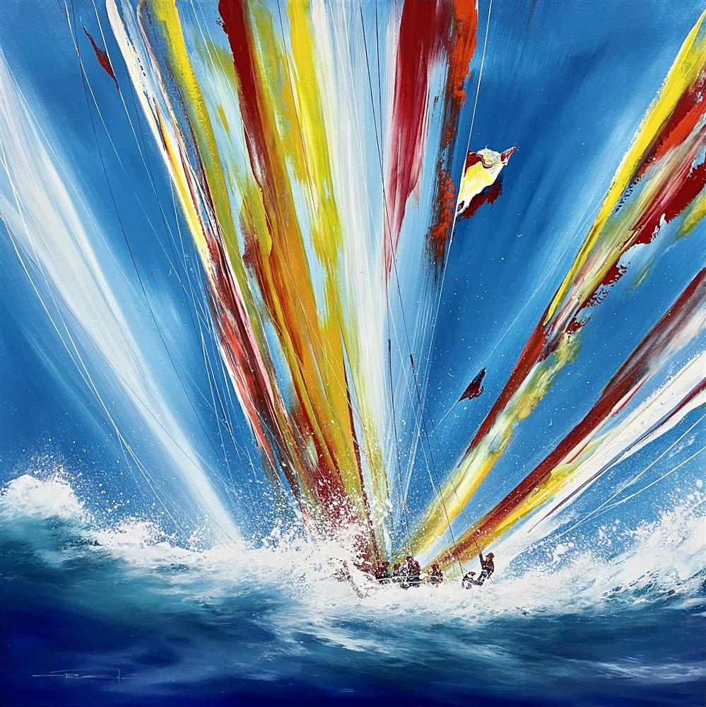 Dale Bowen - 'Hold On To Dear Life' - Framed Original Art