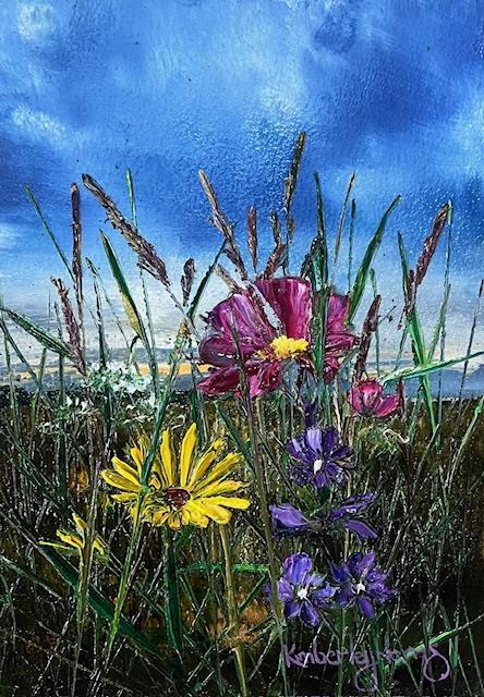 Kimberley Harris - 'Holding The Light' - Framed Original Artwork