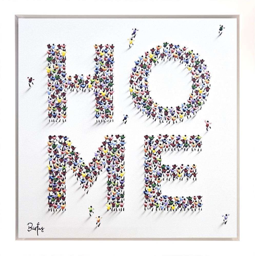 Francisco Bartus -  'Home Is Colourful' - Framed Original Artwork