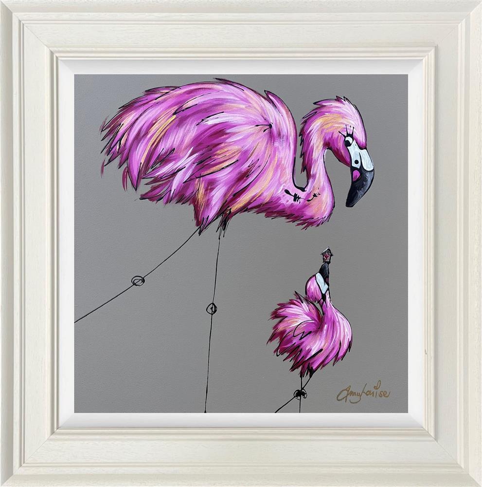 Amy Louise - 'Home Is Where The Heart Is' - Framed Original Artwork