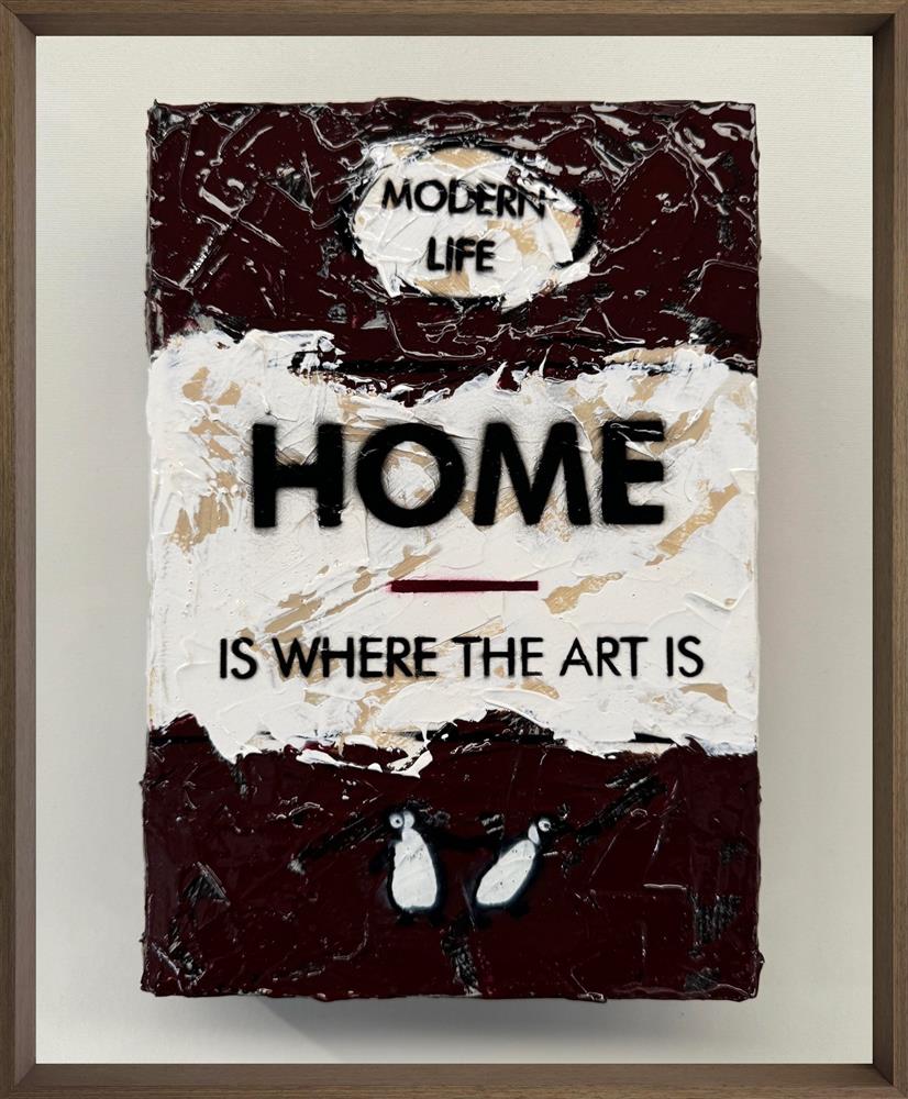 Hue Folk - 'Home' - Framed Original Art