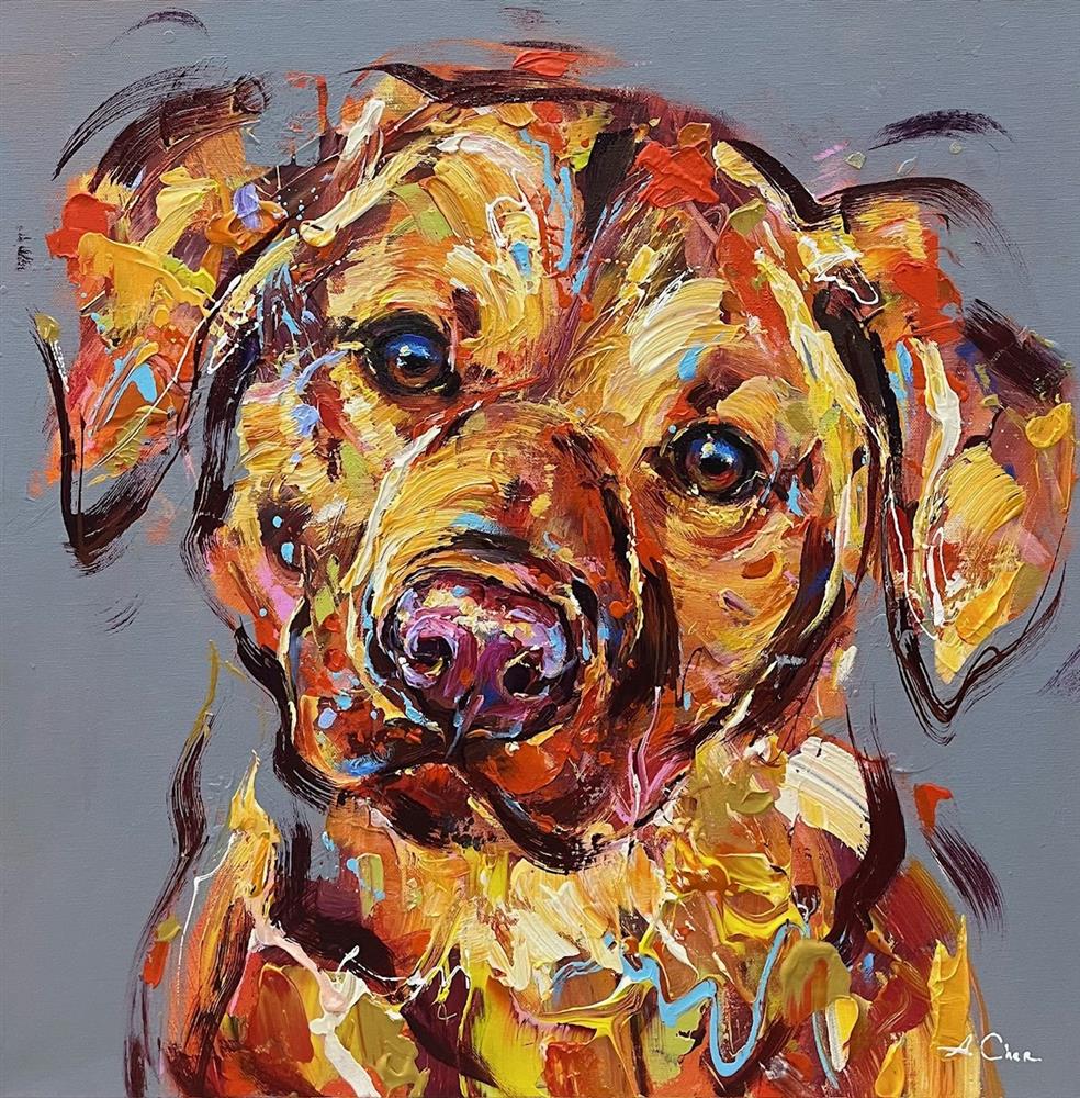 Anna Cher - 'Honey' - Framed Original Artwork