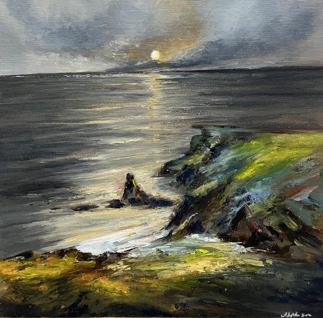 Alison Johnson - 'Hope Across The Water ' - Framed Original Artwork