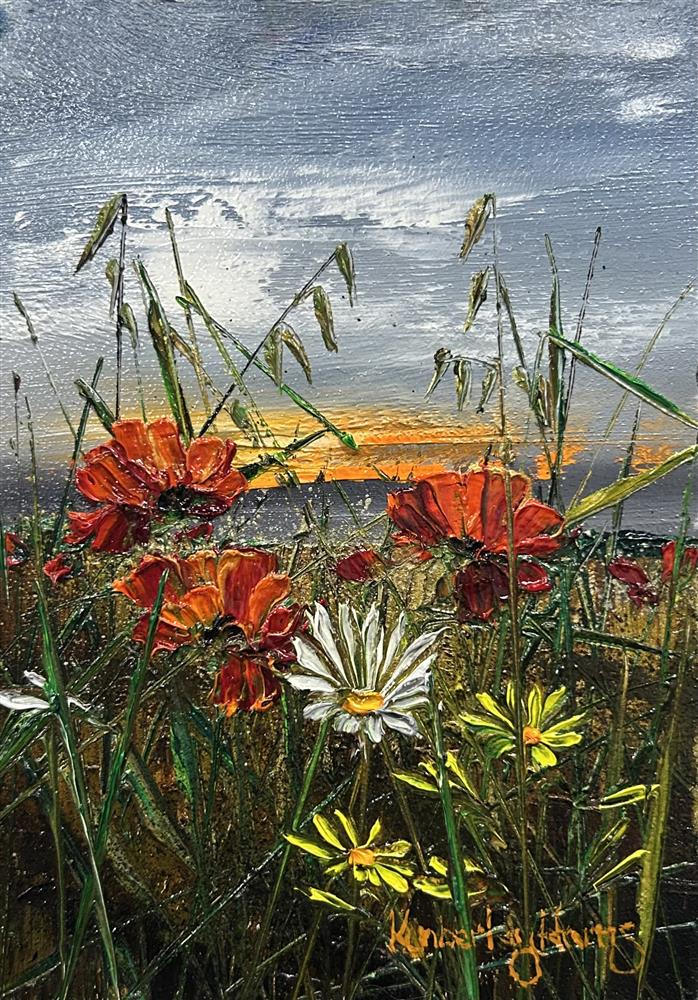 Kimberley Harris - 'Hope In Colour I - Miniature size' - Framed Original Art