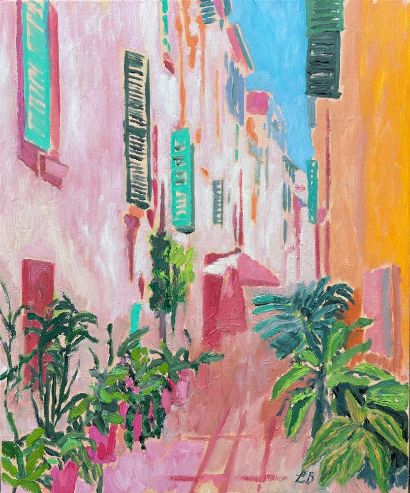 Leila Barton - 'Hot Summer II' - Framed Original Artwork