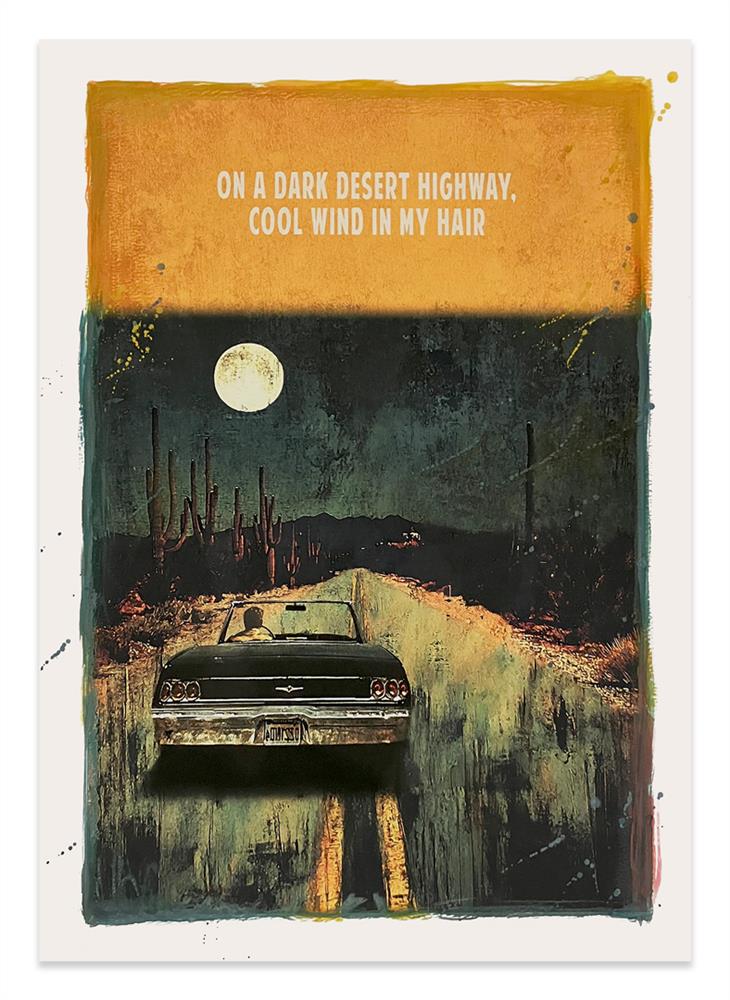 Linda Charles - 'Hotel California - Remastered ' - Framed Limited Edition