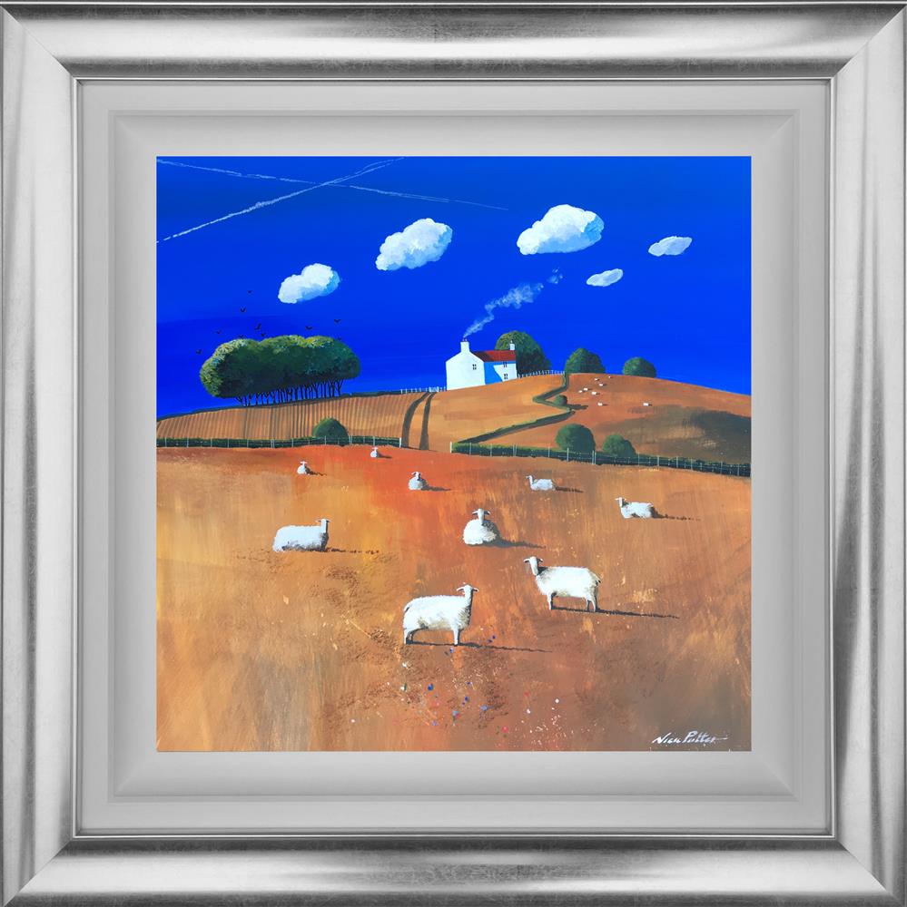 Nick Potter - 'House On The Hill' - Framed Original Artwork