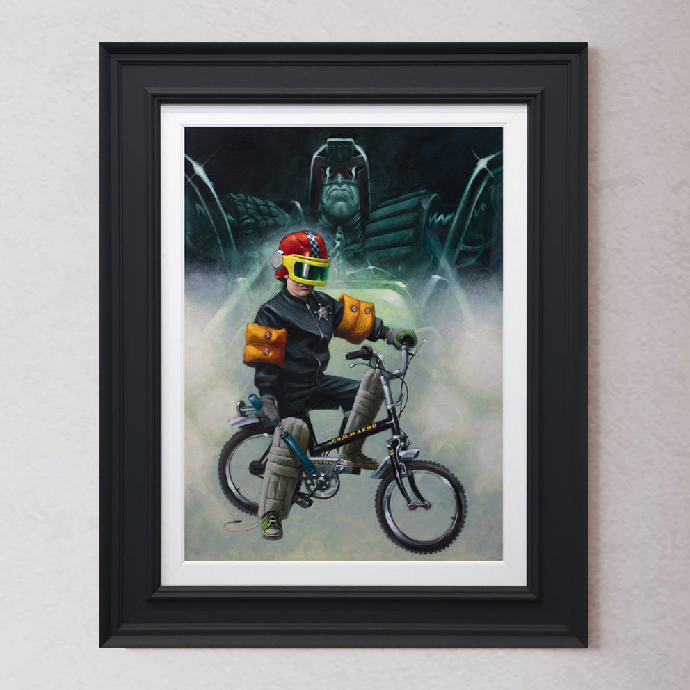 Craig Davison  - 'I Am The Law, Creep'- Framed Limited Canvas Edition