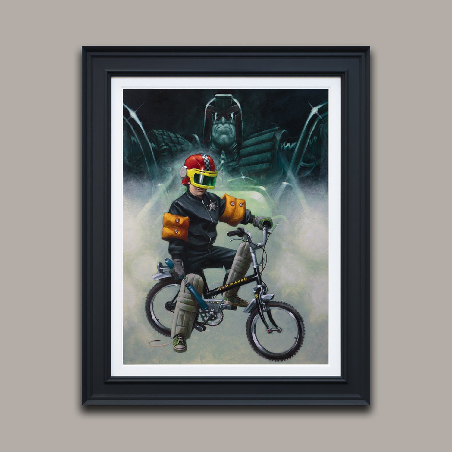 Craig Davison  - 'I Am The Law, Creep!'- Framed Original Artwork