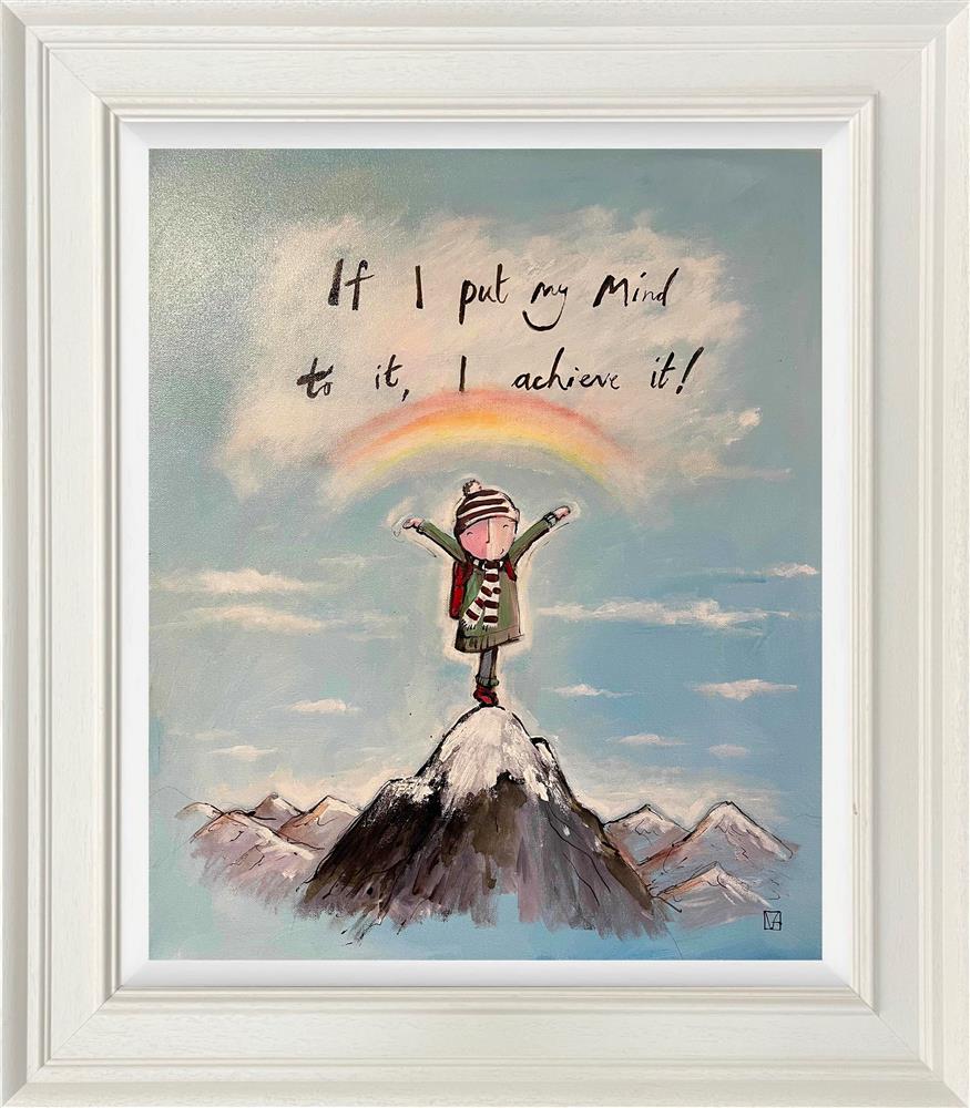 Michael Abrams - 'I Achieve It' - Framed Original Art