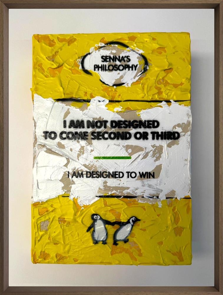 Hue Folk - 'I Am Designed To Win- Storybook' - Framed Original Artwork