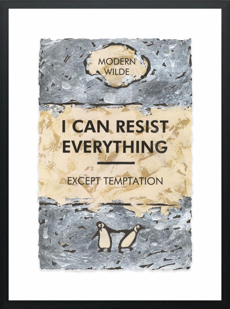 Hue Folk - 'I Can't Resist Everything...' - Silver Leafed Studio Limited Edition