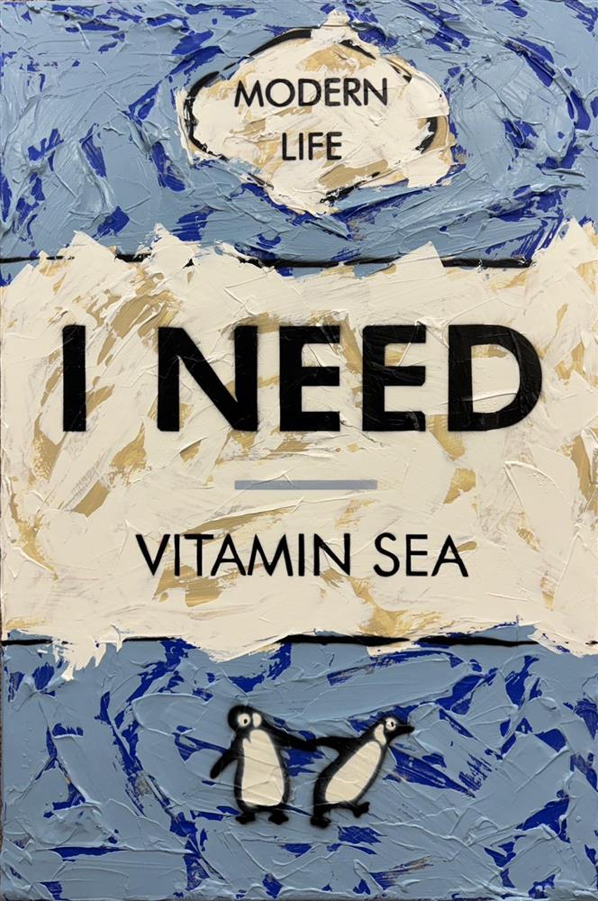 Hue Folk - 'I Need...' - Framed Original Artwork