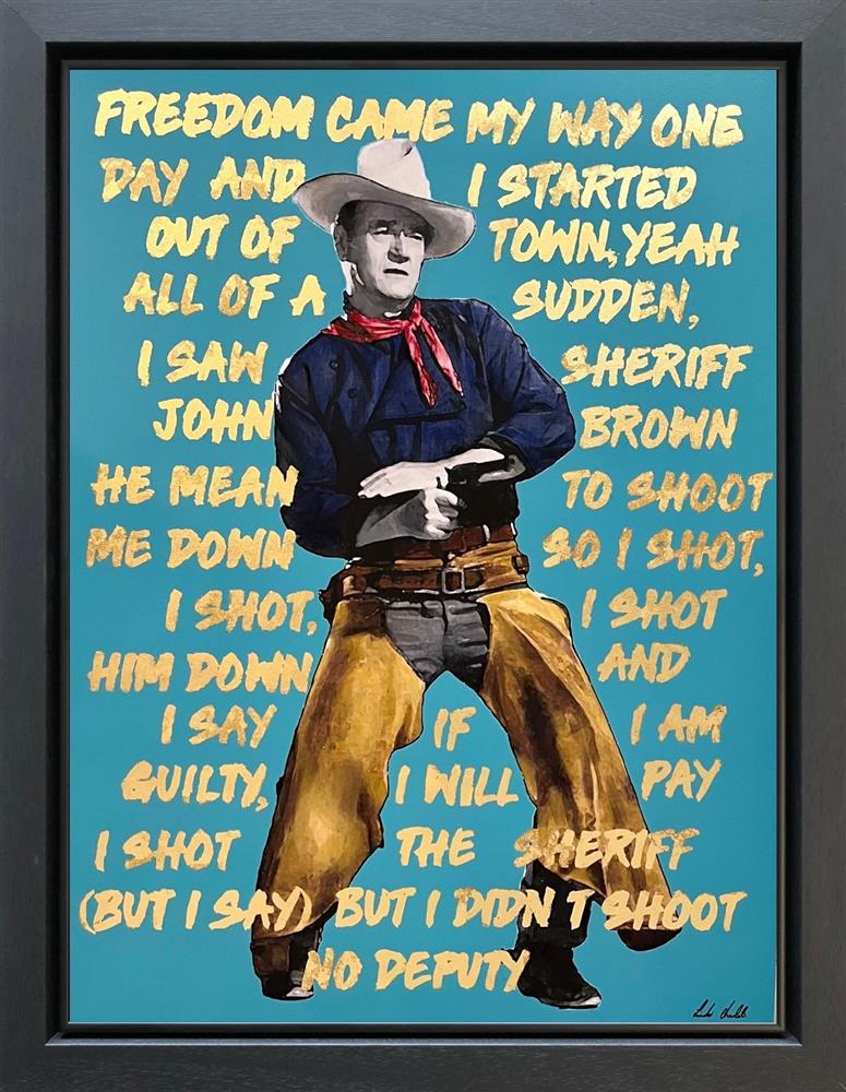 Linda Charles - 'I Shot The Sheriff' - Framed Original Artwork