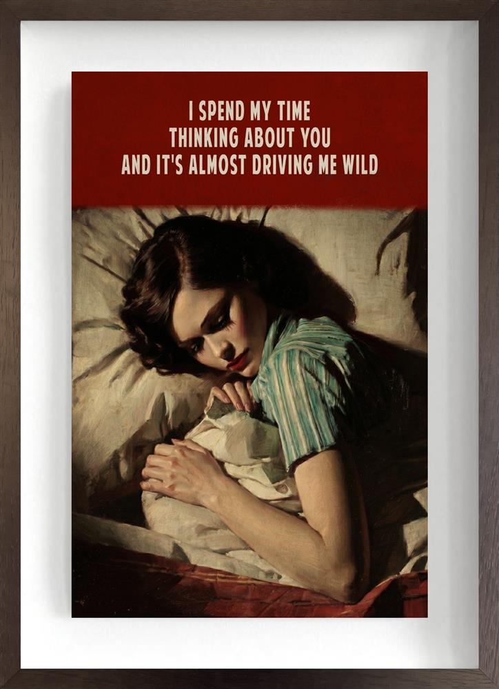 Linda Charles - 'I Spend My Time - ReMastered' - Framed Original Artwork
