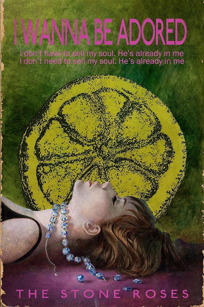 Linda Charles - 'I Wanna Be Adored' - Framed Original Artwork