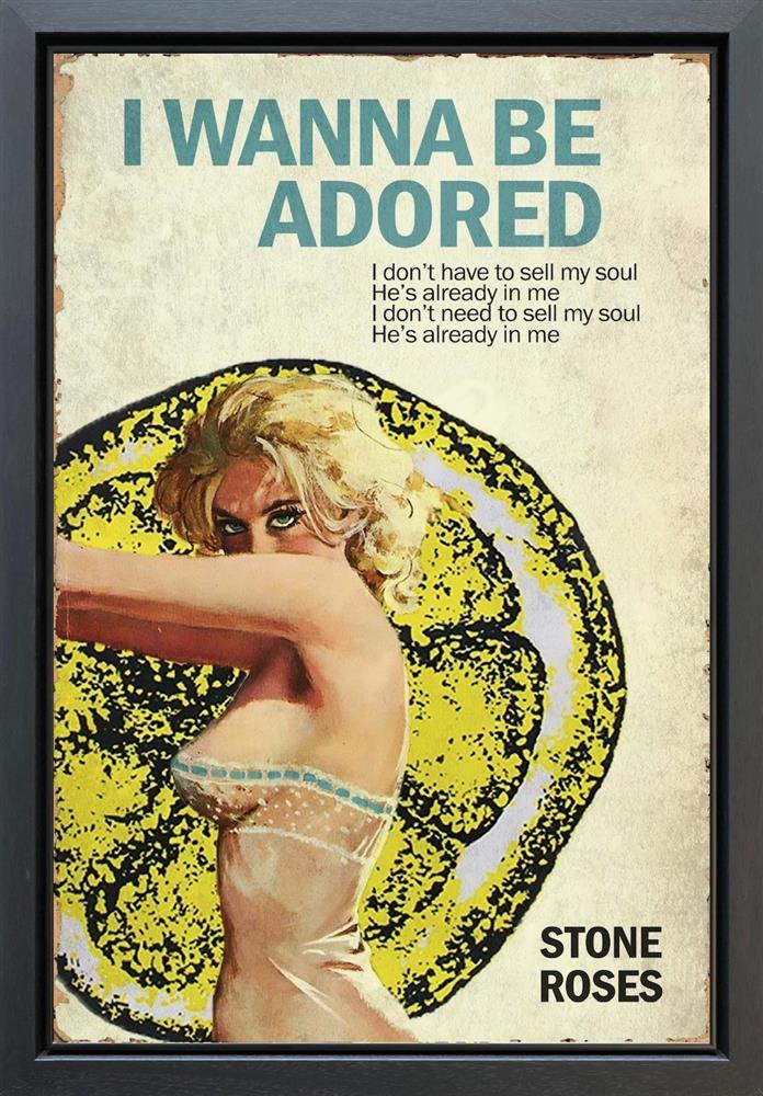 Linda Charles - 'I Wanna Be Adored' - Framed Original Artwork