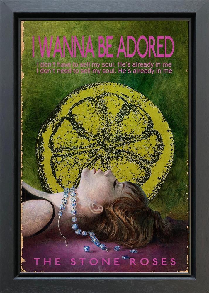 Linda Charles - 'I Wanna Be Adored' - Framed Original Artwork