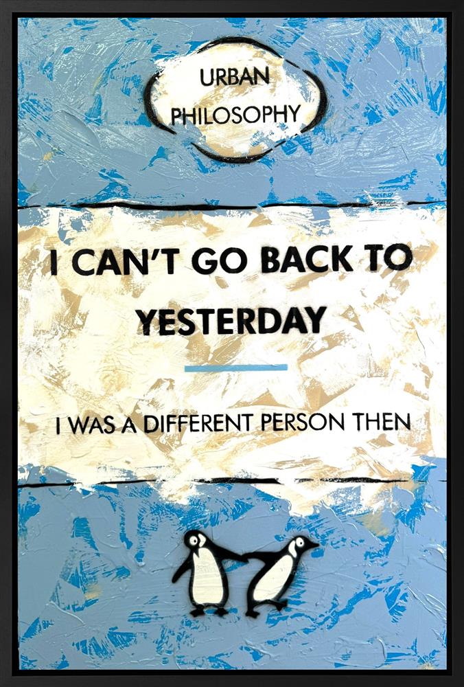 Hue Folk - 'I Was A Different Person Then' - Framed Original Art