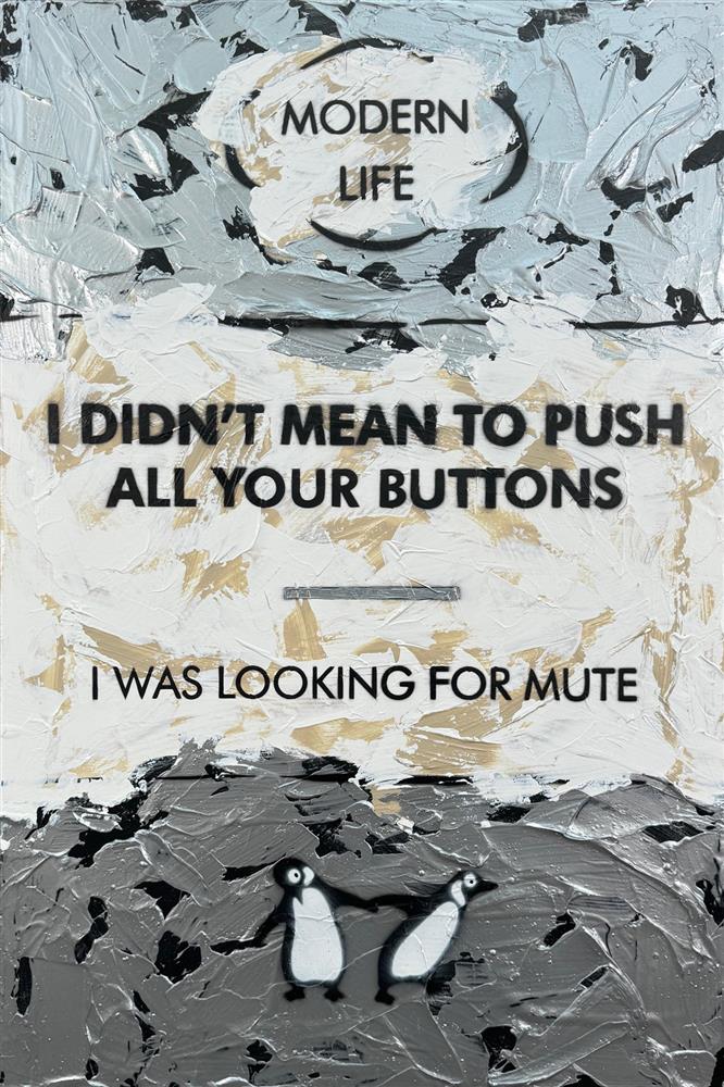 Hue Folk - 'I Was Looking For Mute' - Framed Original Art