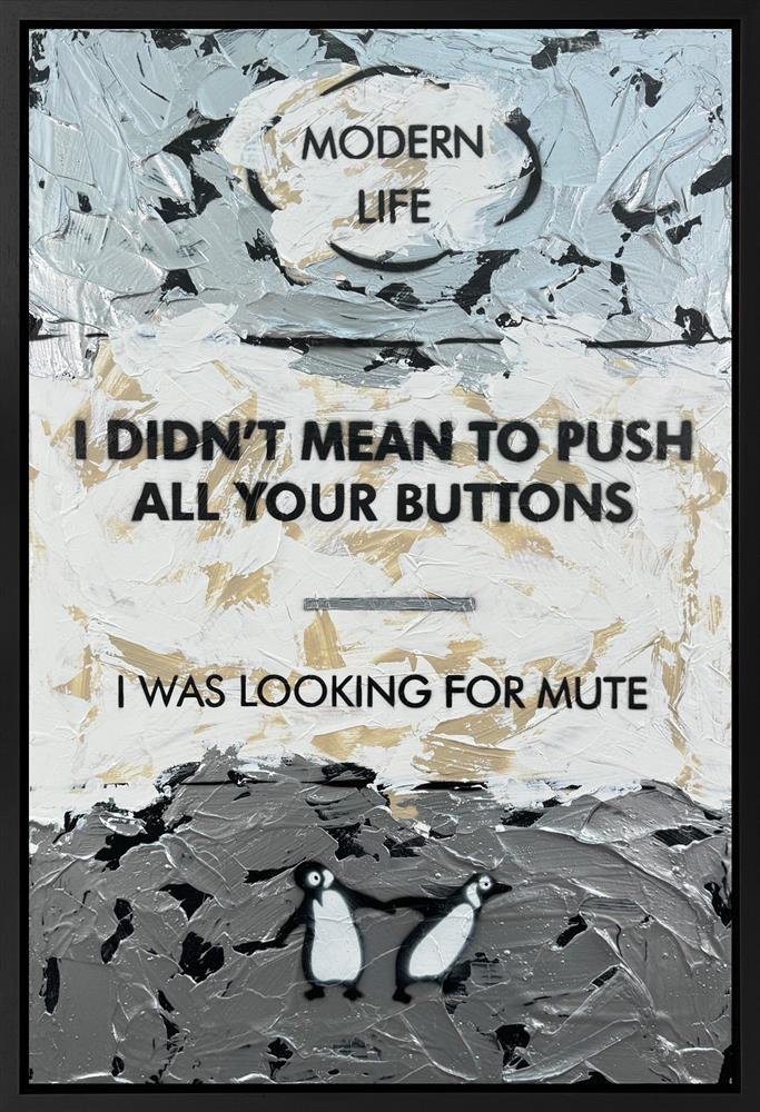 Hue Folk - 'I Was Looking For Mute' - Framed Original Art
