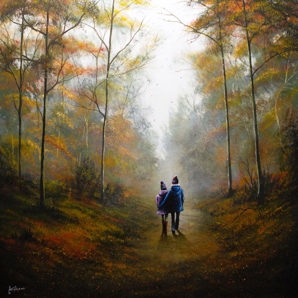 Danny Abrahams - 'Autumn's Embrace’  - Framed Original Art