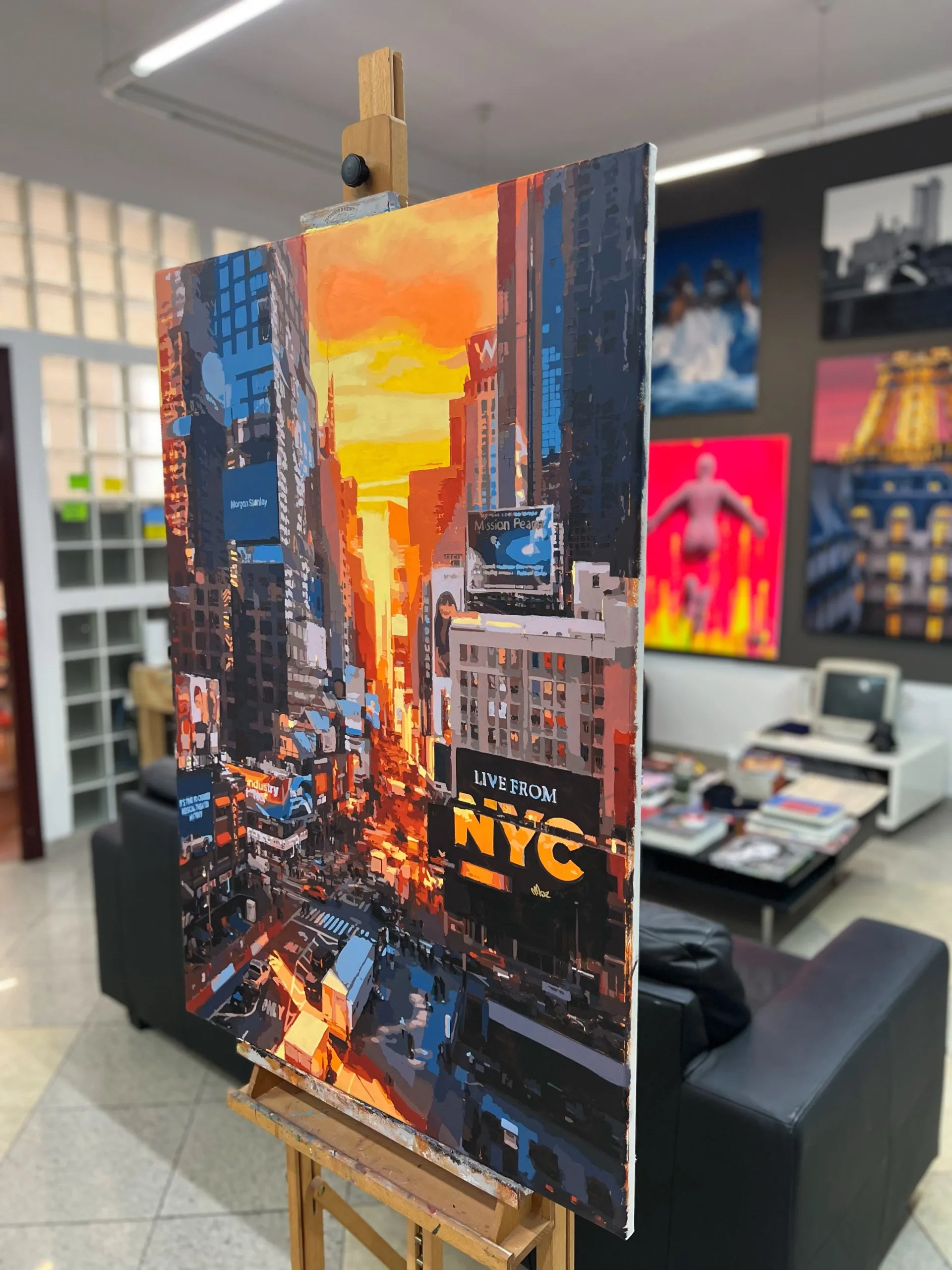 Marco Barberio - 'Live From New York City' - Original Art