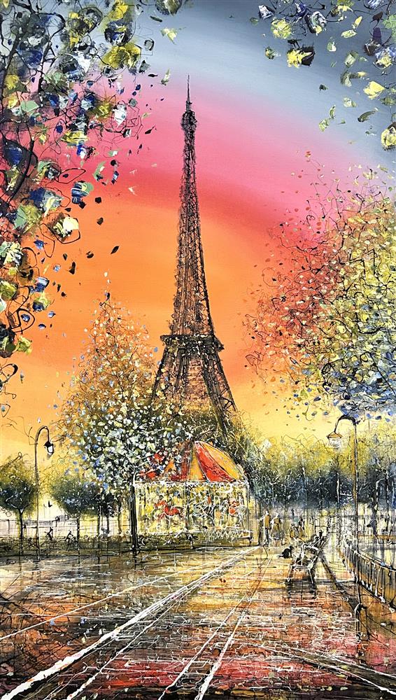 Nigel Cooke - 'Iconic Paris'  - Original Deluxe Canvas