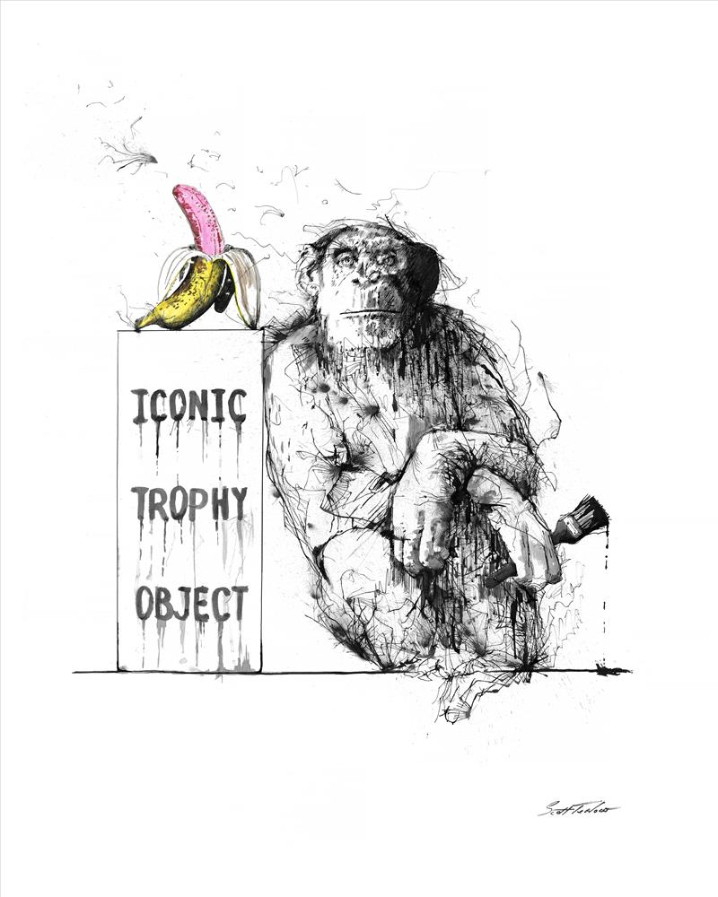 Scott Tetlow - 'Iconic Trophy Object' - Miniature - Framed Limited Edition