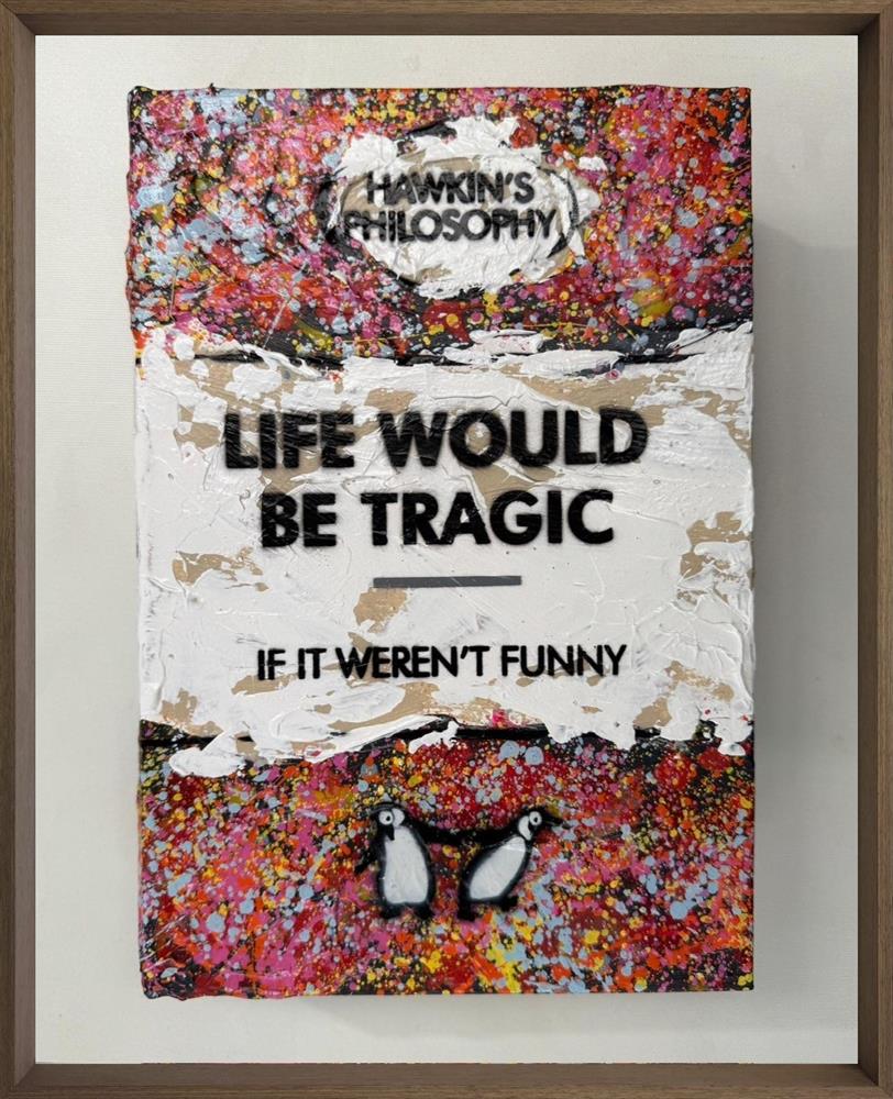 Hue Folk - 'If It Weren't Funny - Storybook' - Framed Original Artwork