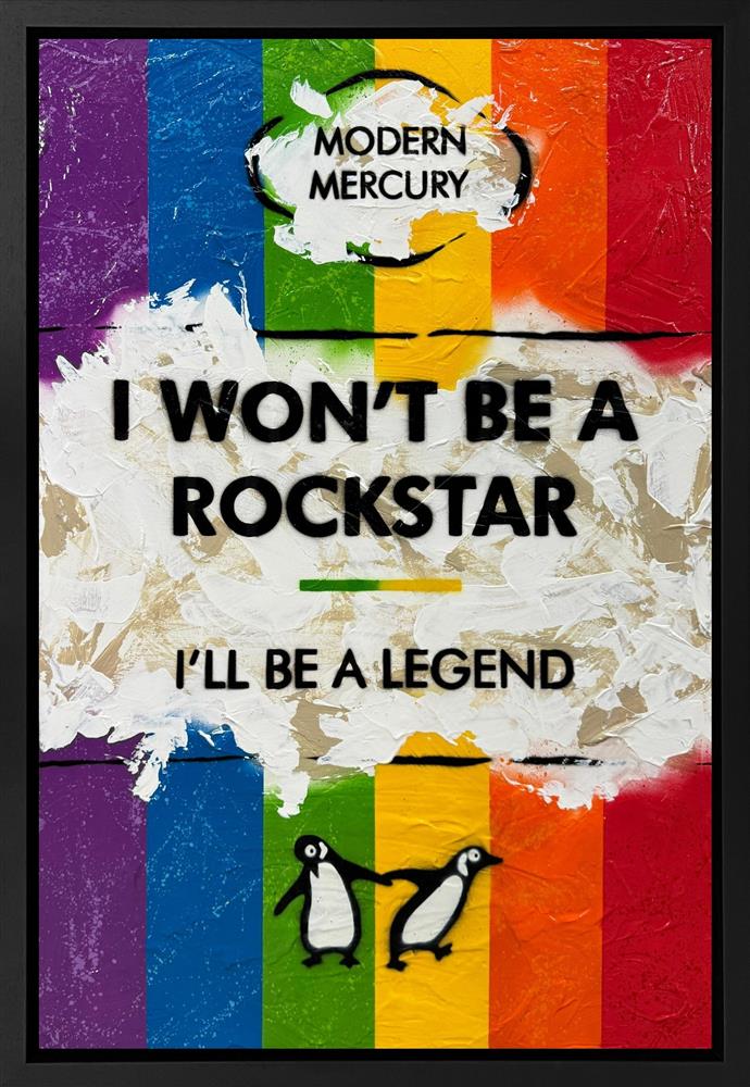 Hue Folk - 'I'll Be A Legend' - Framed Original Art