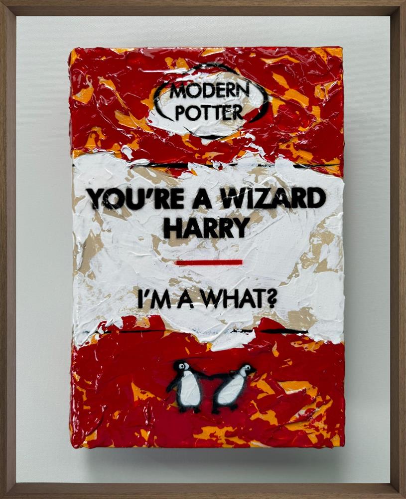 Hue Folk - 'I'm A What?'  - Storybook'' - Framed Original Art