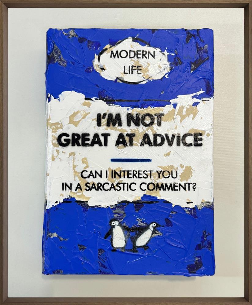 Hue Folk - 'I'm Not Great At Advice' - Storybook - Framed Original Artwork