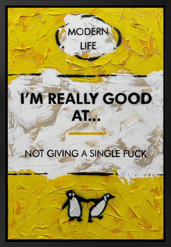 Hue Folk - 'I'm Really Good At...' - Framed Original Artwork