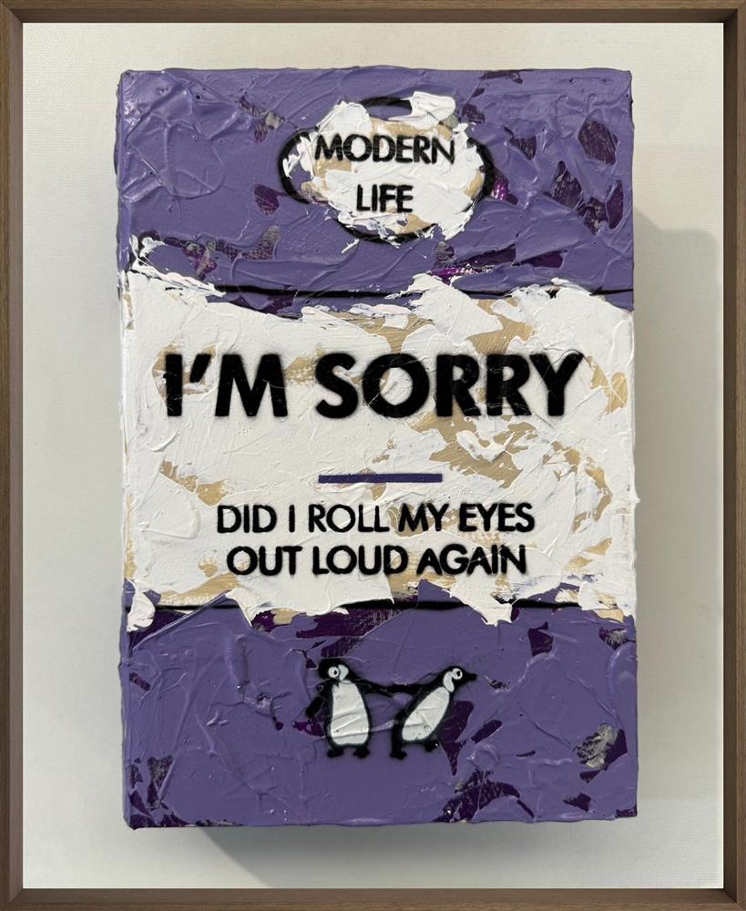 Hue Folk - 'I'm Sorry' - Storybook - Framed Original Artwork