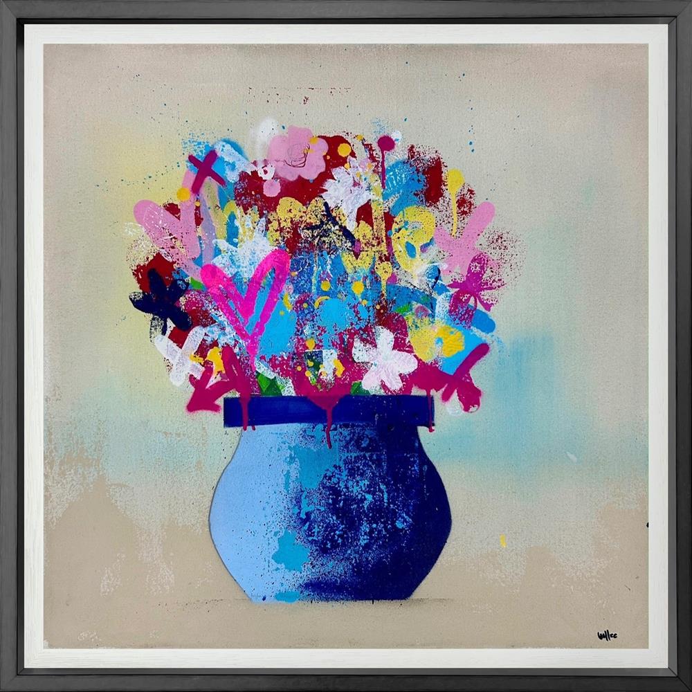 Bollee Patino - 'In Bloom I' - Framed Original Artwork