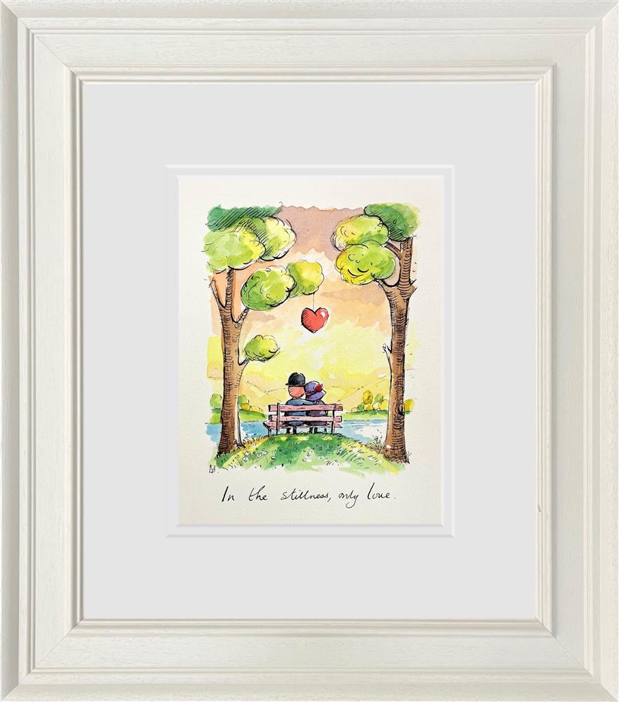 Michael Abrams - 'In The Stillness, Only Love' - Sketch - Framed Original Art
