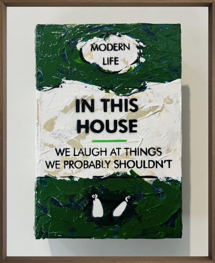 Hue Folk - 'In This House' - Storybook - Framed Original Artwork