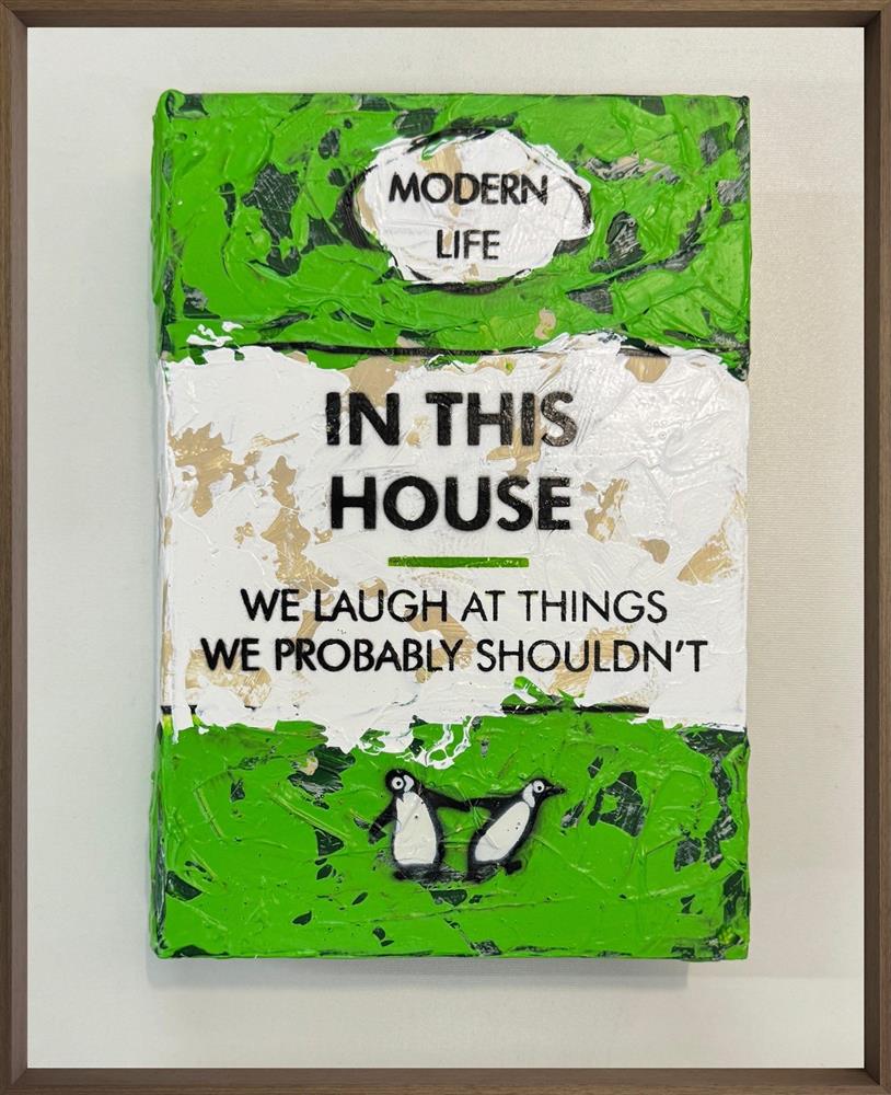 Hue Folk - 'In This House' - Storybook - Framed Original Artwork