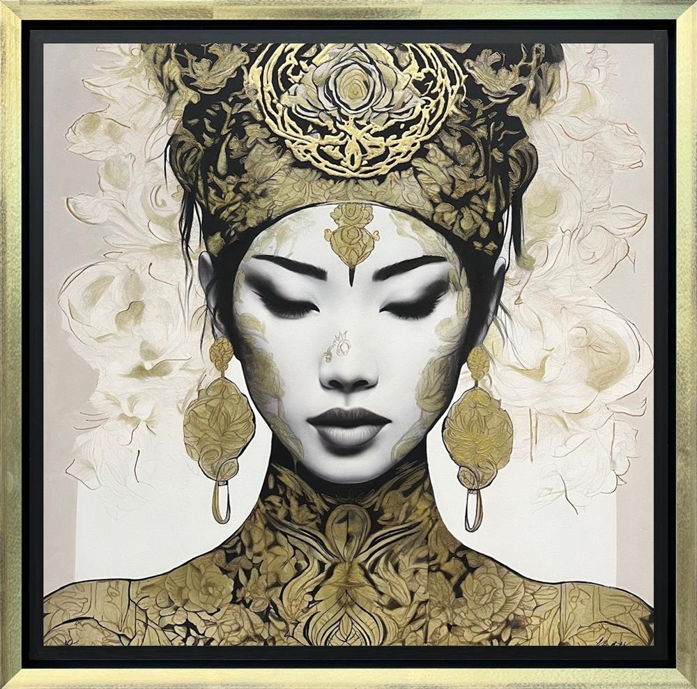 Linda Charles - 'Inner Peace I' - Framed Original Artwork