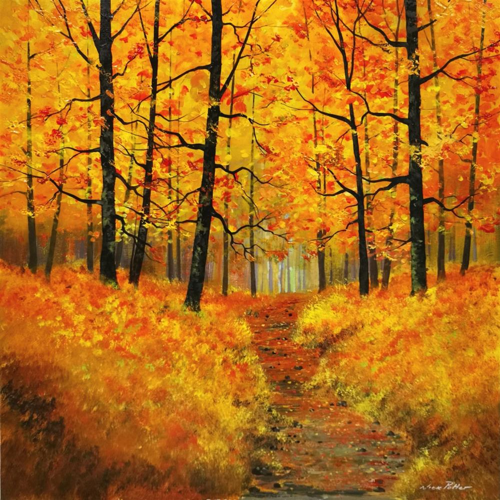 Nick Potter - 'Into Autumn' - Framed Original Artwork