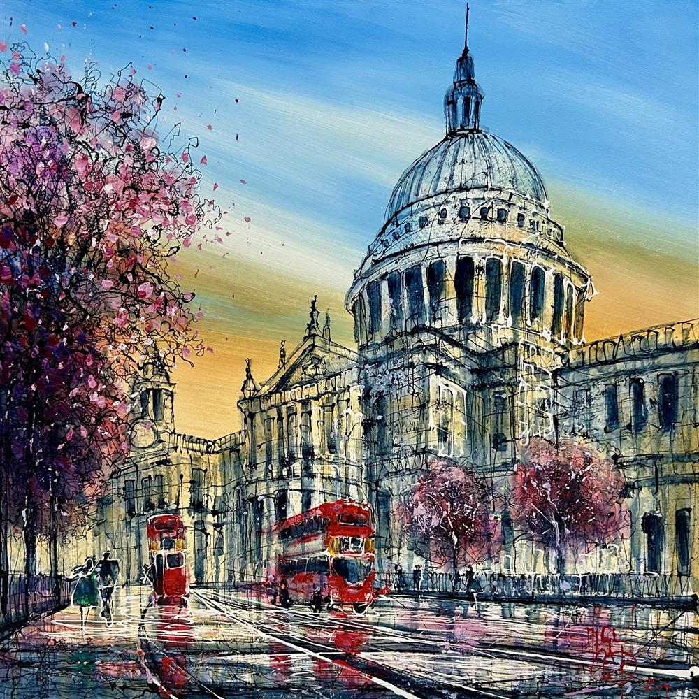 Nigel Cooke - 'Into The City We Go' - Framed Original Artwork