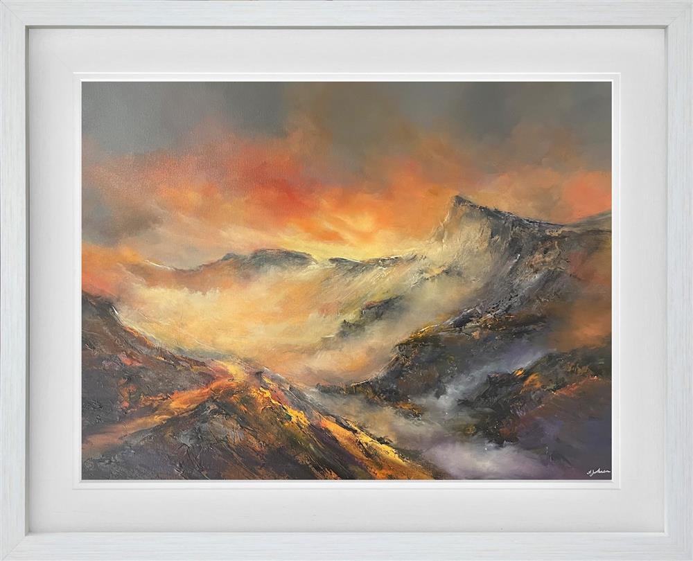 Alison Johnson - 'Into The Clouds' - Framed Original Artwork