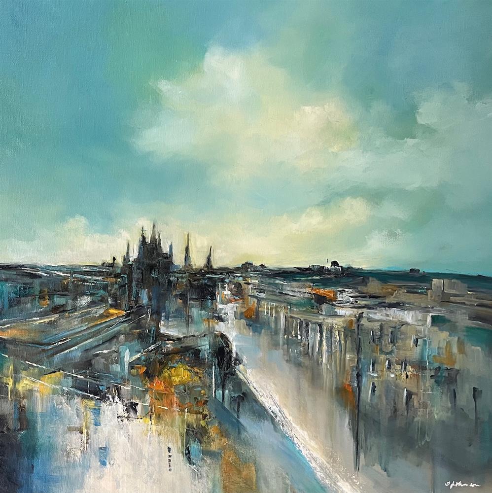 Alison Johnson - 'Into The Distance' - Framed Original Artwork