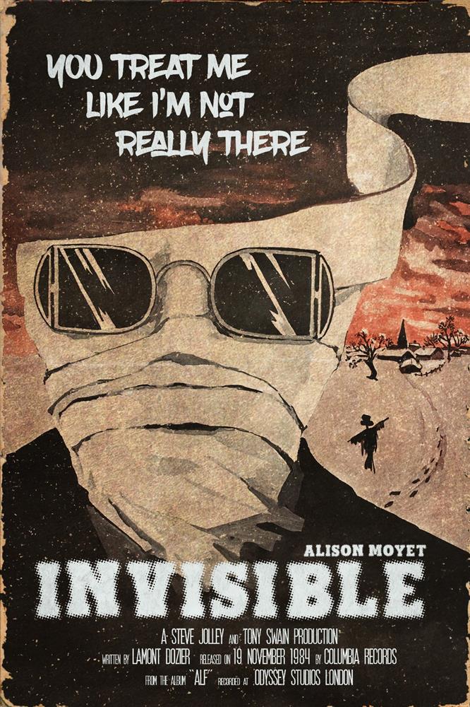 Linda Charles - 'Invisible - ReMovied' - Framed Original Artwork