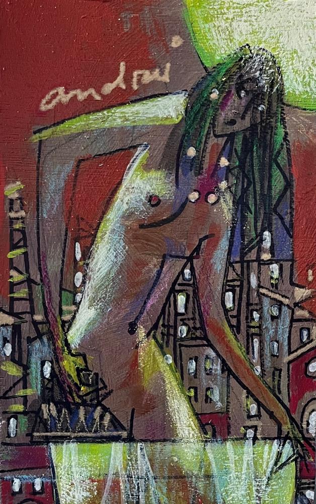 Andrei Protsouk - 'Iron City' - Framed Original Artwork