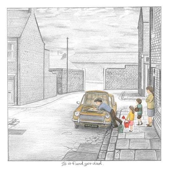 Leigh Lambert - 'Is It Fixed Yet?' - Sketch' - Framed Limited Edition