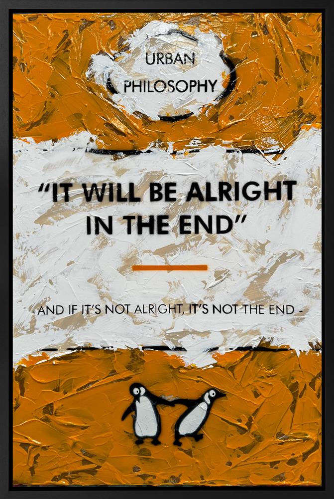 Hue Folk - 'It Will Be Alright In The End' - Framed Original Artwork