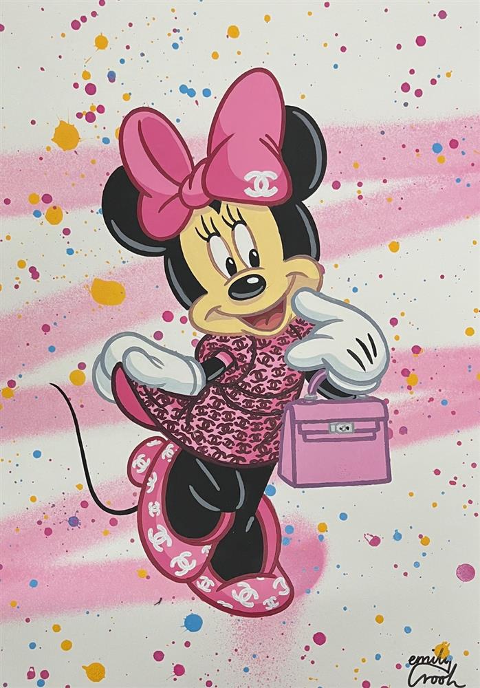 Emily Crook - 'It's A Minnie Fashion'- Study' - Framed Original Art