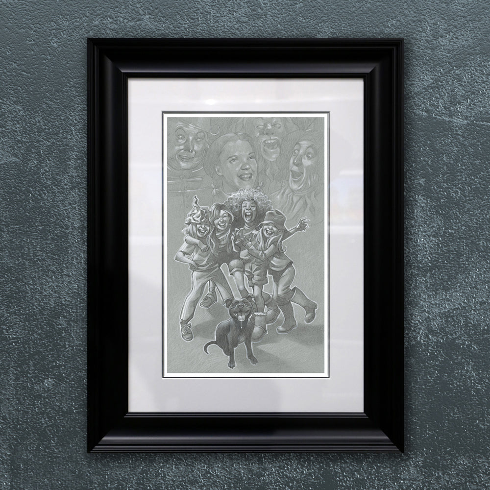 Craig Davison  - 'It's all about friends you meet along the Way '- Framed Limited Edition Sketch